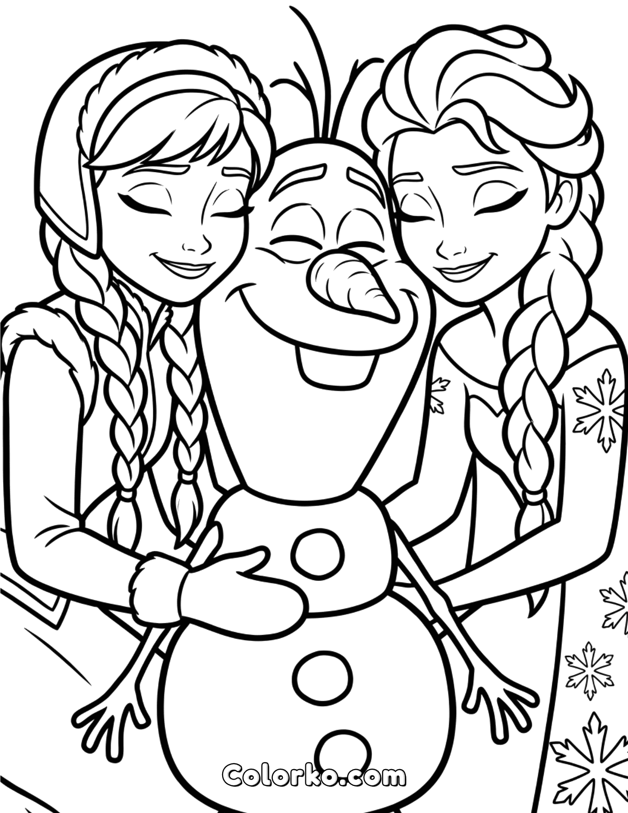 Colorko Coloring Pages Frozen Coloring Pages Free And Printable
