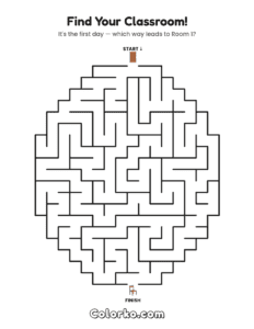 Free Printable Mazes for Kids — Easy to Hard Worksheets