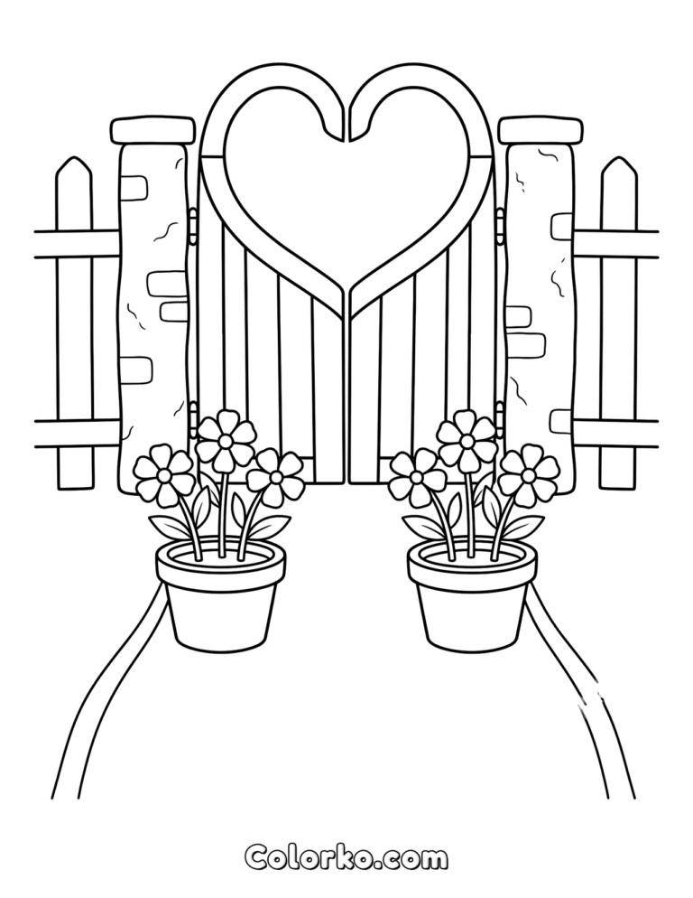 free-heart-shaped-garden-gate-coloring-page-colorko