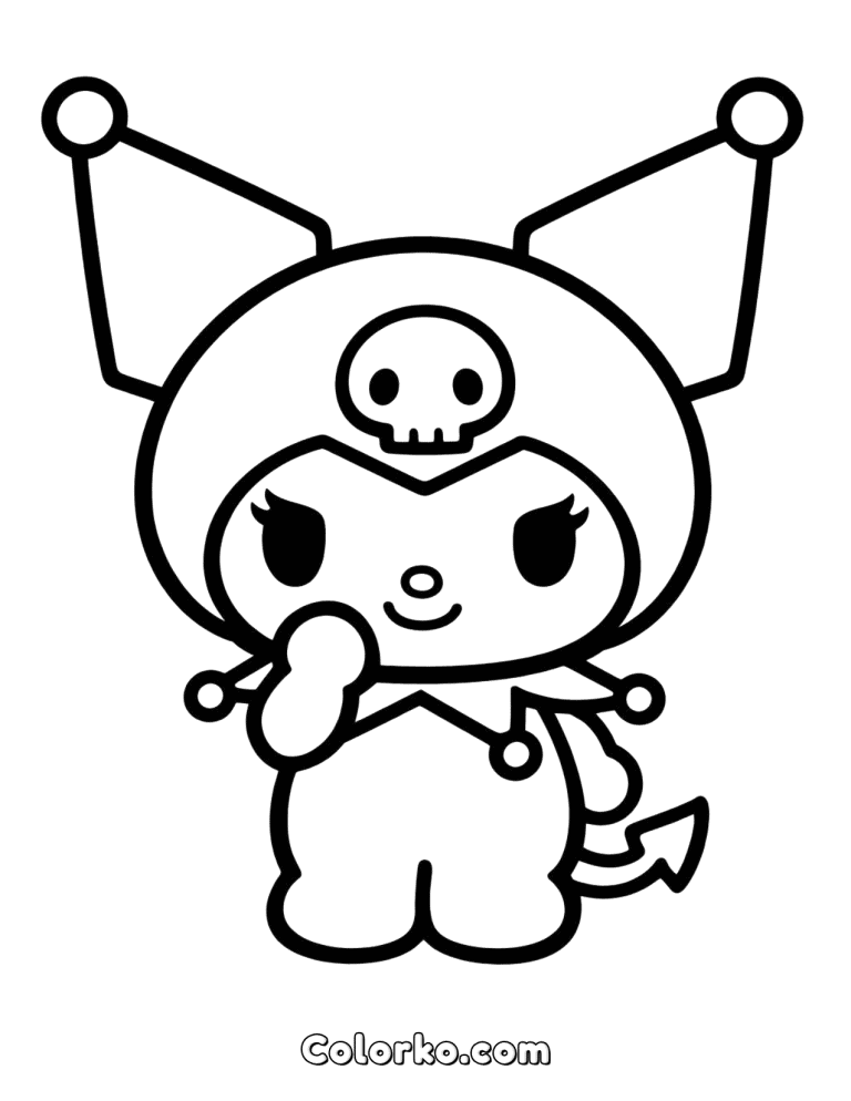 Colorko Golden Kpop Demon Hunters Coloring Page for Big Kids 8-10