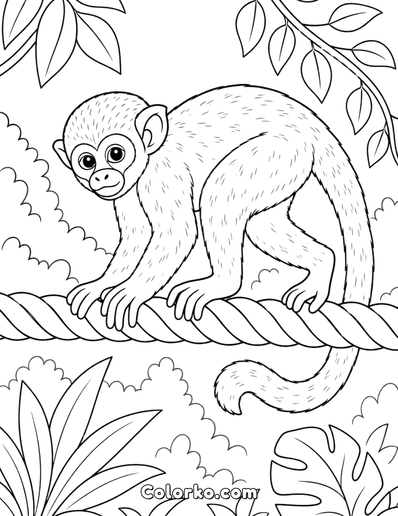Free K-Pop Demon Hunter Coloring Page