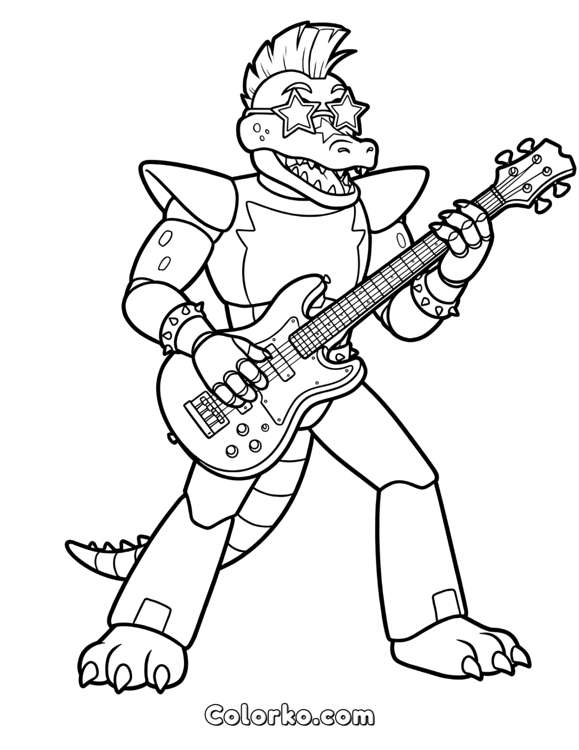 Colorko 37+ Free Five Nights at Freddy's Coloring Pages | Colorko