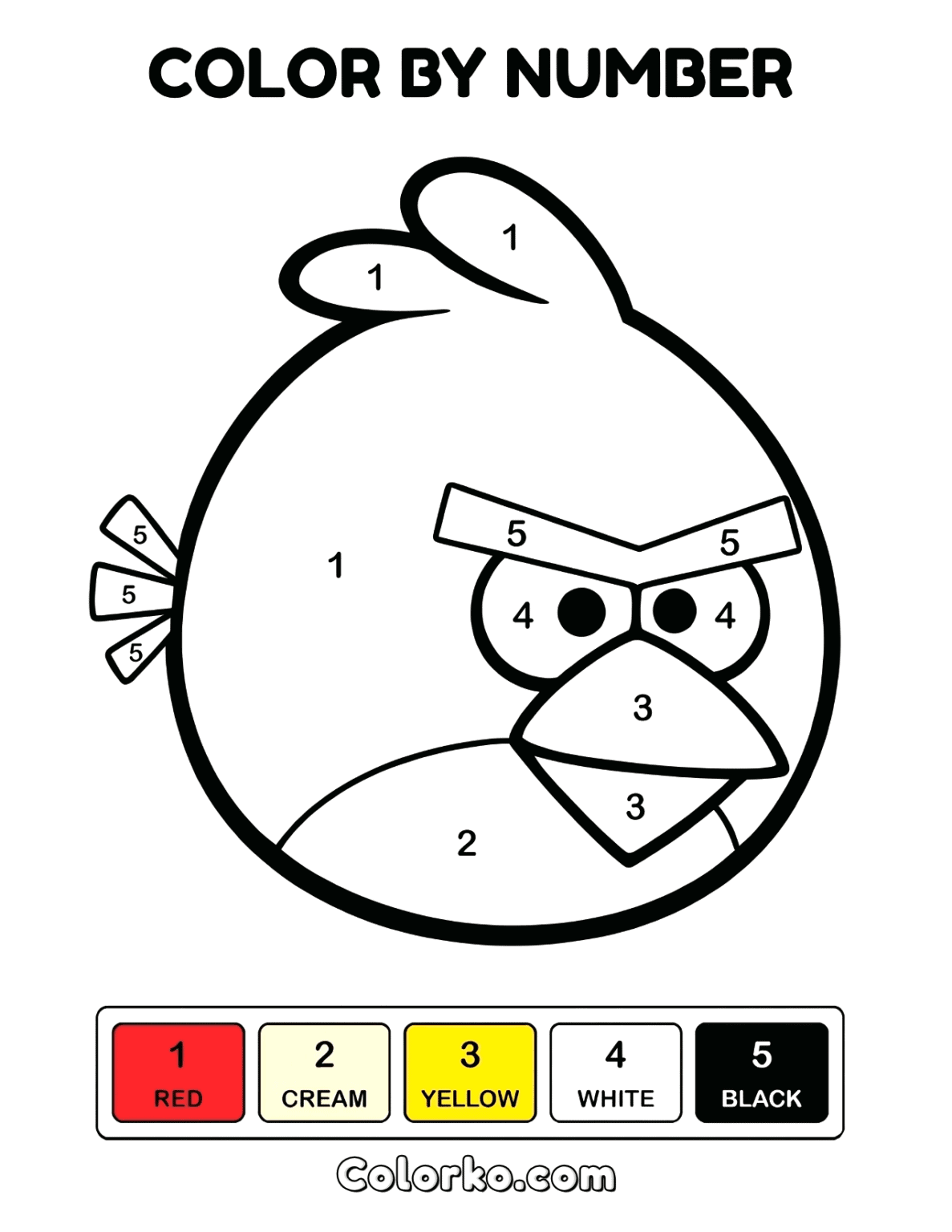 Redwall Color By Number Free Color by Number Printables for Kids — Easy to Hard