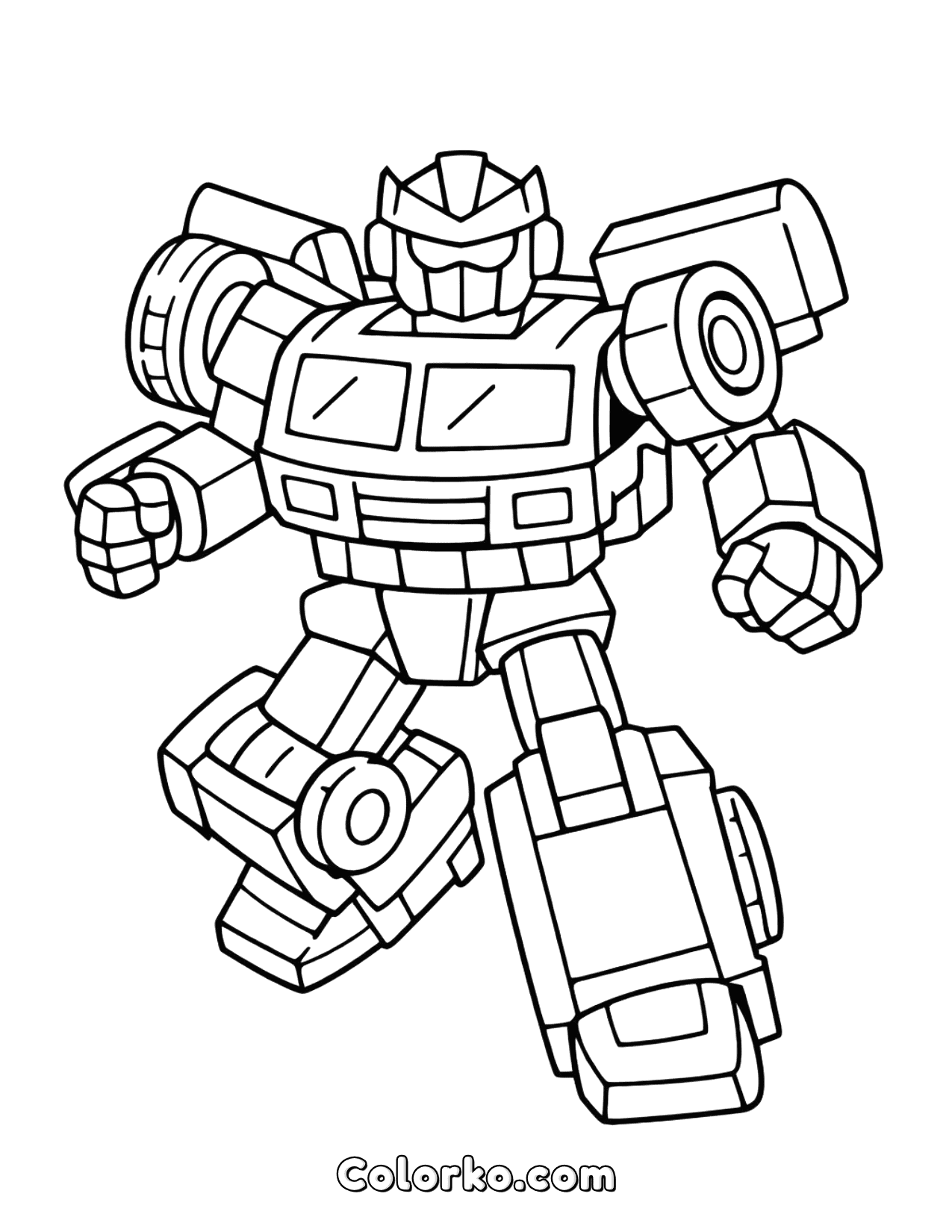 Free Robot Coloring Page Free Printable Coloring Pages For Kids